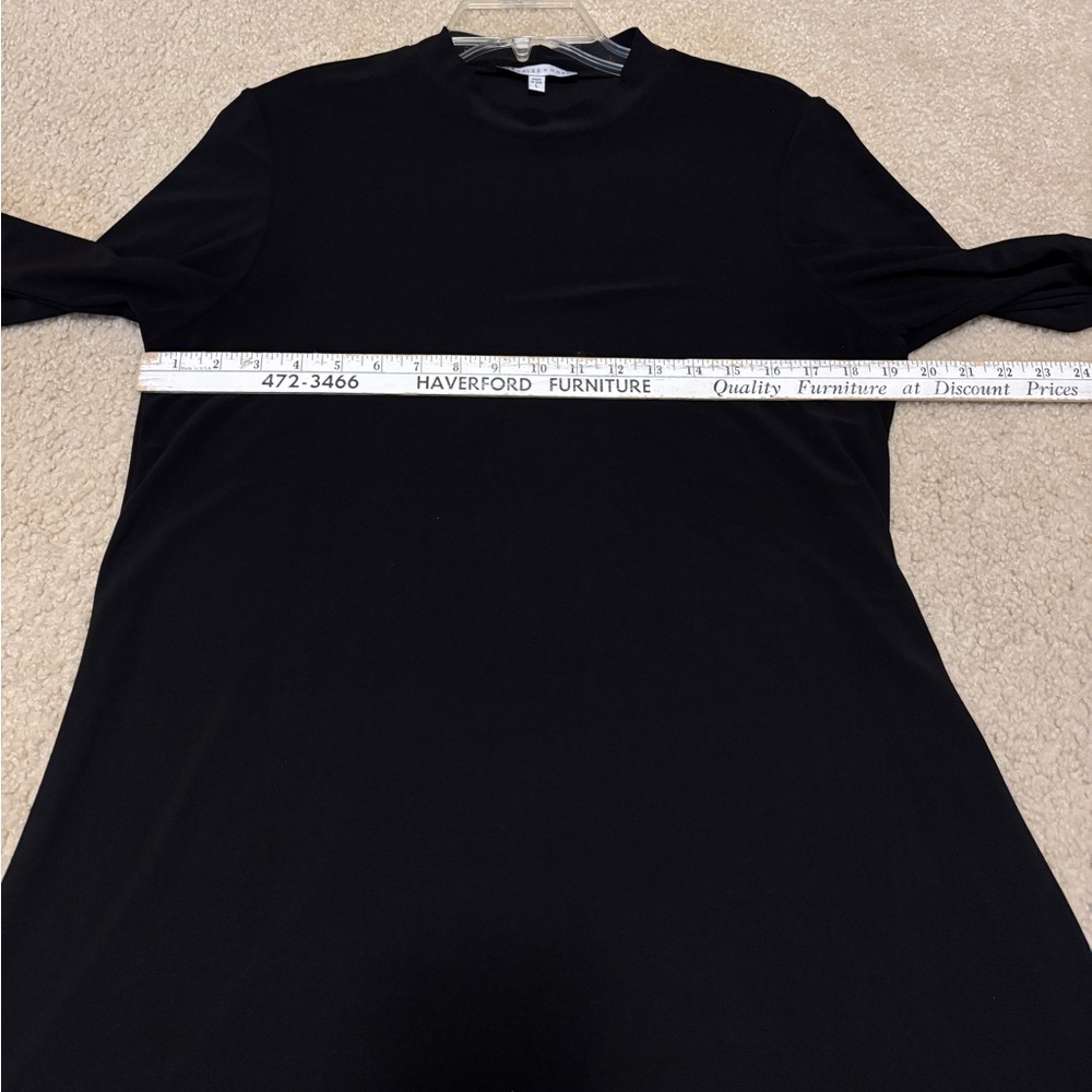 EUC Annalee + Hope Black Mockneck Skater Tent Mini Midi Dress | Women’s Large - Picture 5 of 11